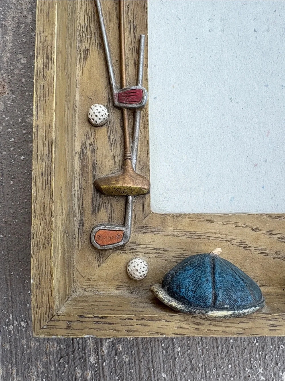 Vintage wood framed